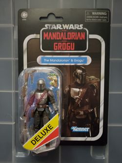 Star Wars Vintage Collection The Mandalorian Deluxe Figure #VC 395