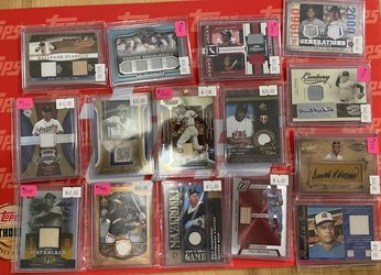 Baseball HOF Relic Lot