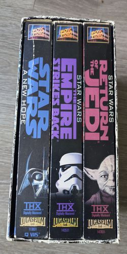 Original VHS Star Wars Trilogy