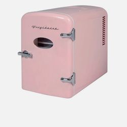 Pink Frigidaire Retro Mini Fridge (for Travel or Counter)