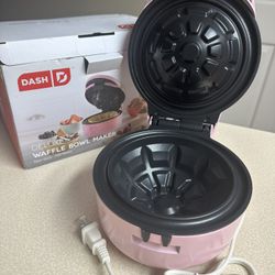 Pink Waffle Bowl Maker- Brand New 