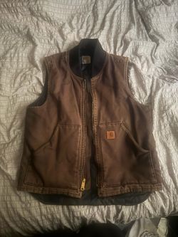 Vintage Carhartt vest chocolate brown rare to see