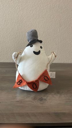 Halloween Fabric Ghost “BOO” Tabletop Decoration