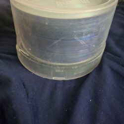 Stack of blank dvds