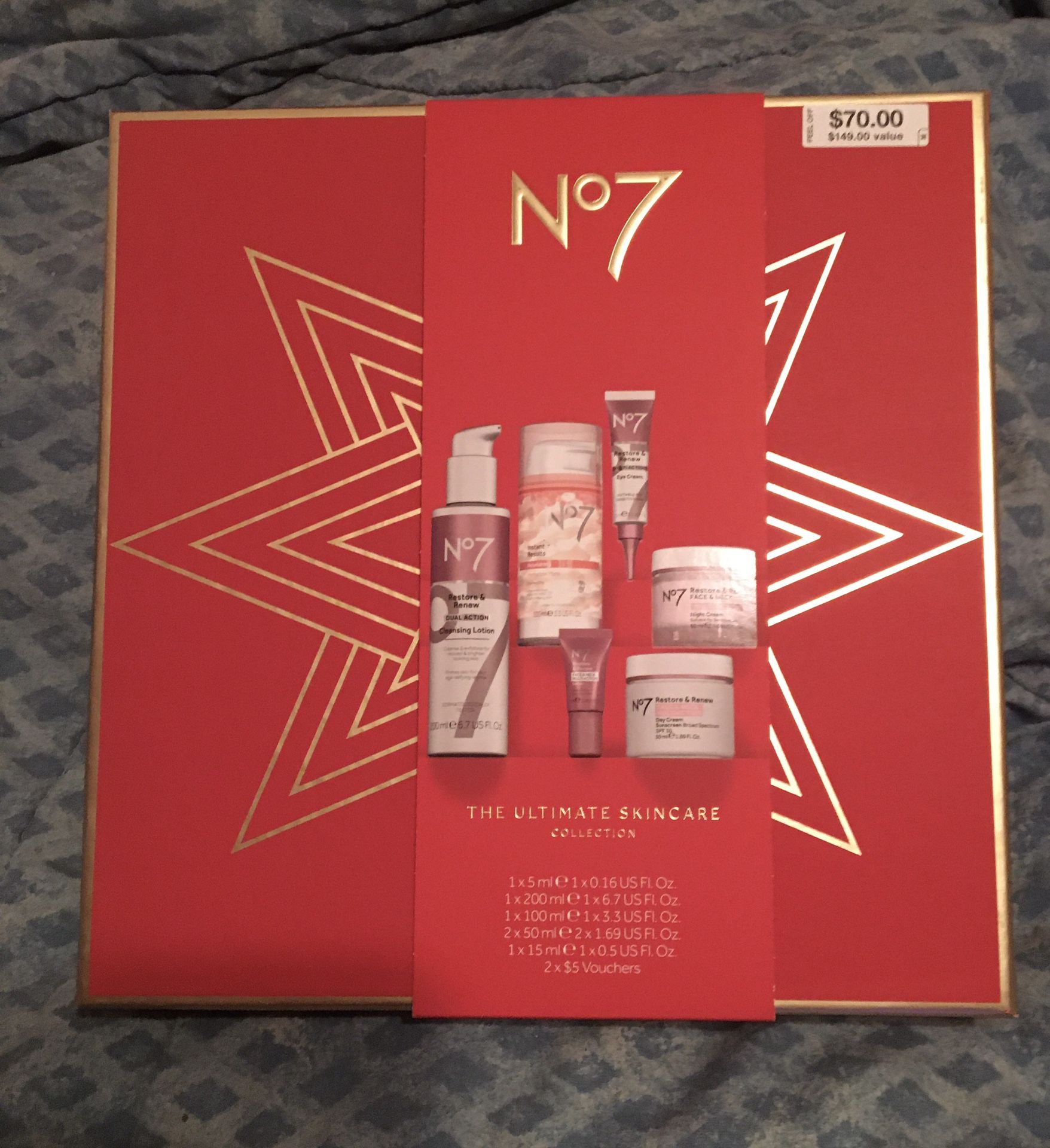 No 7. Skin Care Kit.  7 Items In Box 