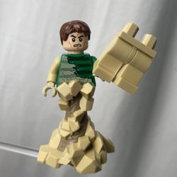 LEGO Minifigure sh0685 Sandman Swirling Base 2021 Spider-Man (Daily Bugle) (Rare Collectors Item!)