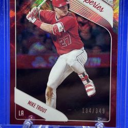 Baseball Sports cards - Elite Series - Mike Trout - Numbered - Angels 