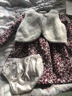 Baby Girls Dress Sherpa 18M Cute Fit Sweater