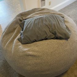 Oversized foam-filled lounger