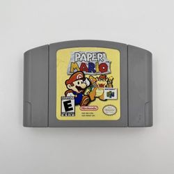 Paper Mario N64 (Nintendo 64, 2001) Cartridge Only Authentic Tested Working