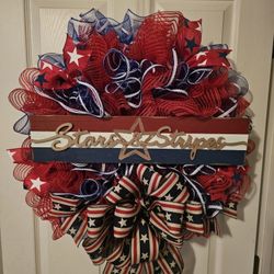 Fourth July Wreath 