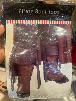 HALLOWEEN pirate boots and belt