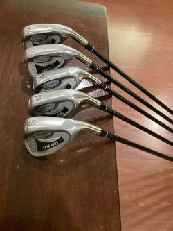 PinSeeker TPW Plus Iron Set (5 Clubs: 6, 7, 9, P, S) - Great Beginner Practice Set