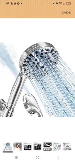 10 modes shower head with hose