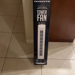 Ovente Portable Oscillating Tower Fan 