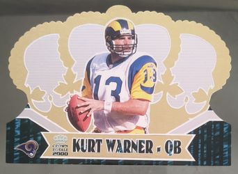 NFL - Kurt Warner Pacific Crown Royale Gold Die-Cut HOF