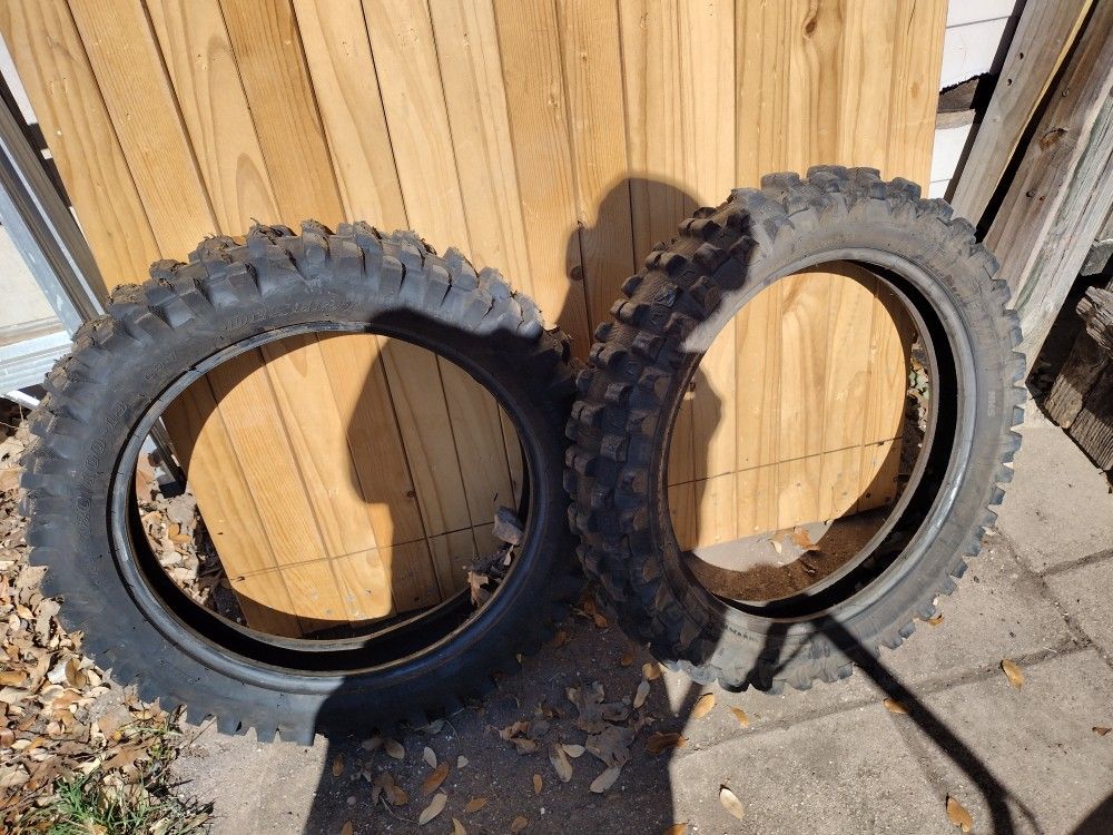 Dirt Bike Tires. for Sale in San Antonio, TX OfferUp