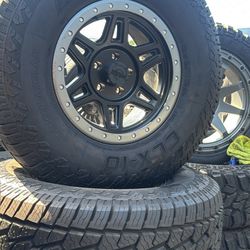 WHEELS GEAR 17x9 OFF ROAD JEEP 5x5