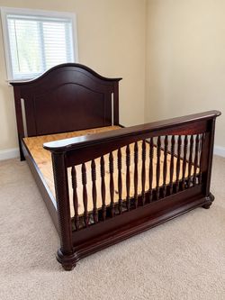 Munire Bristol Full-Size Bed Frame – Cherry – $350 OBO