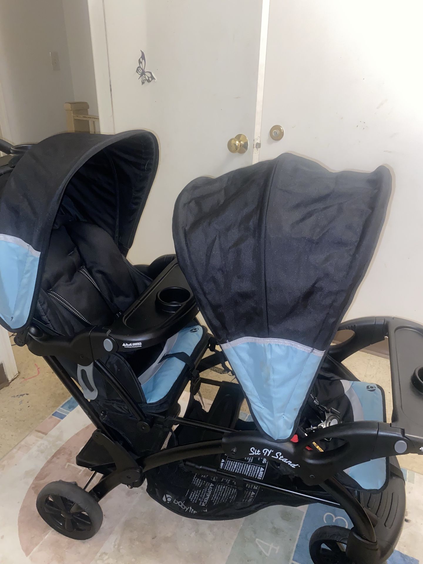 Double Stroller - Baby Trend Sit N’ Stand (Great Condition)