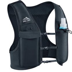 Running Vest for Women Men, USA Original Patent, Adjustable Chest Straps Running Hydration Vest size M/L