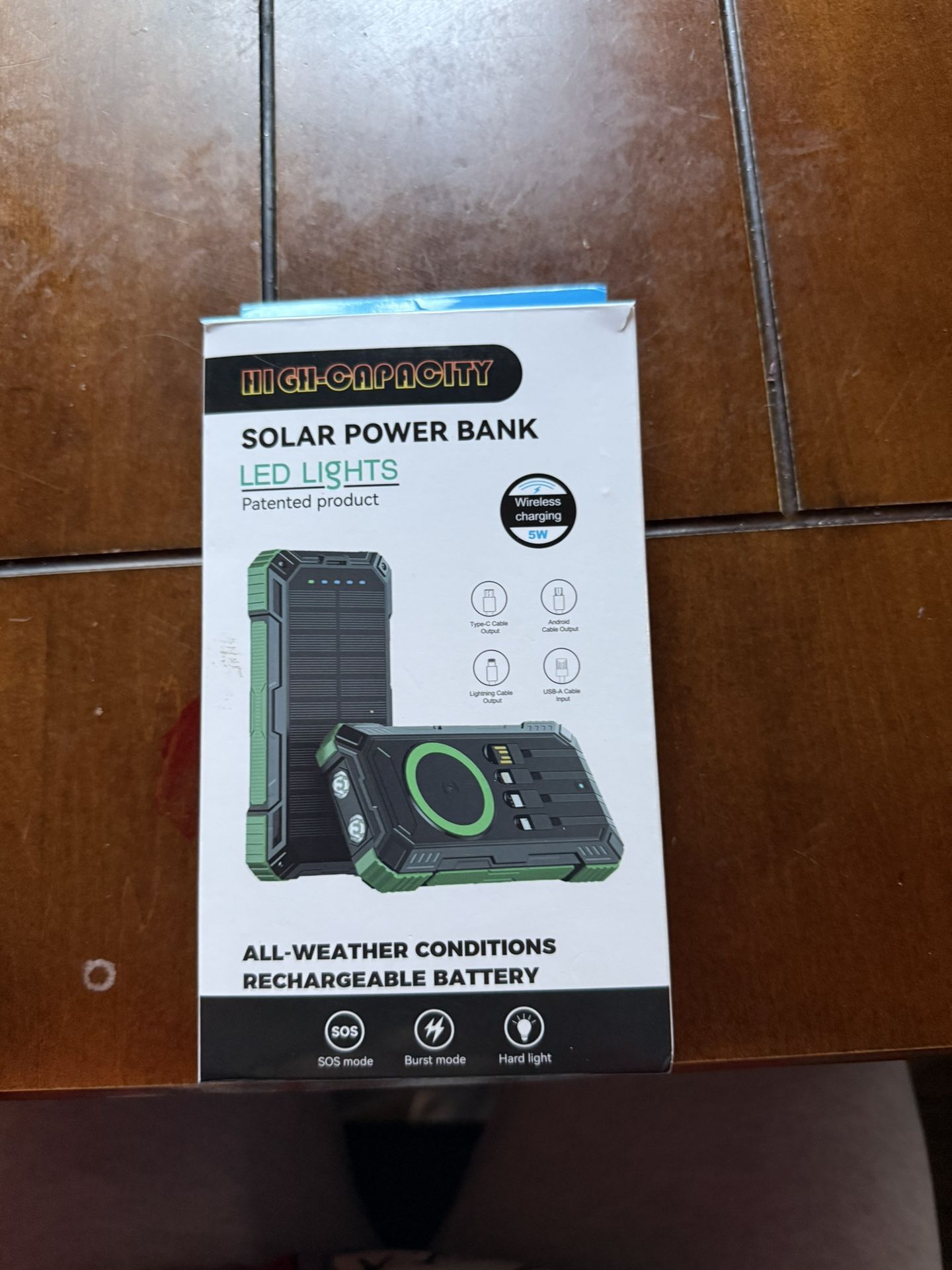 Solar Power Bank Led Lights 
