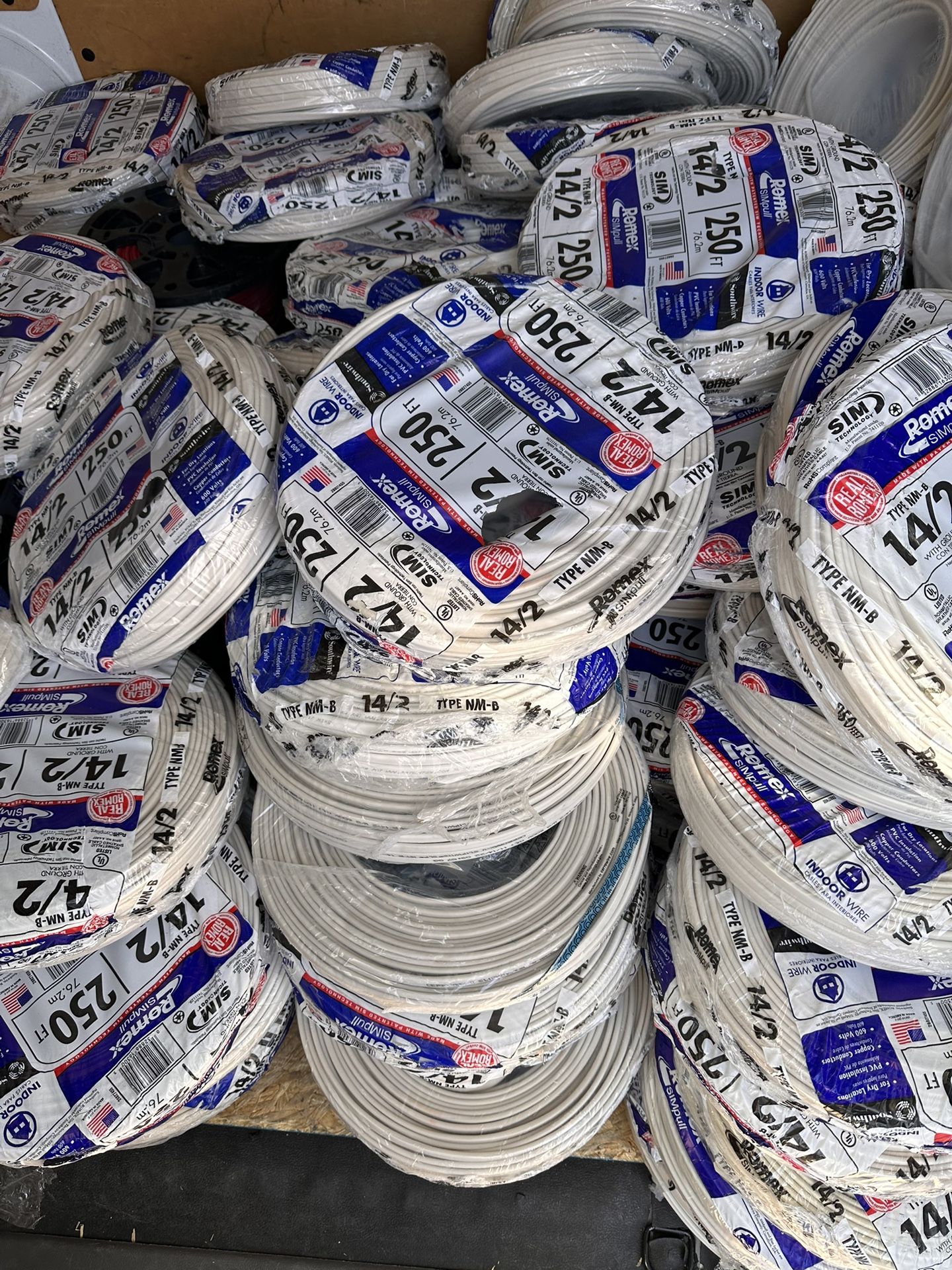Romex Wire 14/2 250ft Copper Wire *** Read The Description 👇 👇👇👇****