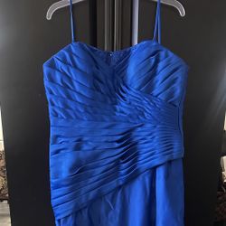 Beautiful Blue Gown With Short Jacket