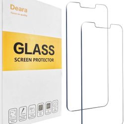 2 Pack Homemo Glass Screen Protector Compatible for iPhone 12 Pro Max Screen Protector (6.7") 