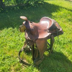 A saddle for a horse