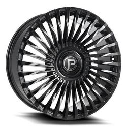 4 New 22x9 Pinnacle P328 Slayer Wheels 5x5  5x5.50