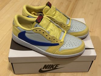 Brand New DS Air Jordan 1 Low Travis Scott Canary DS Sz9