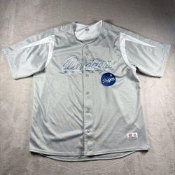 Los Angeles Dodgers Classic Jersey True Fan Series Men’s XL Gray MLB #1739
