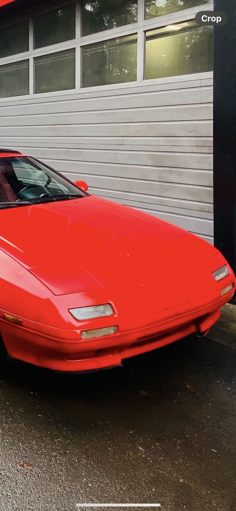 1990 Mazda RX7 Red Hood