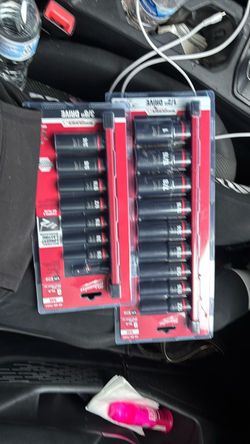Milwaukee 1/2” drive socket set sea