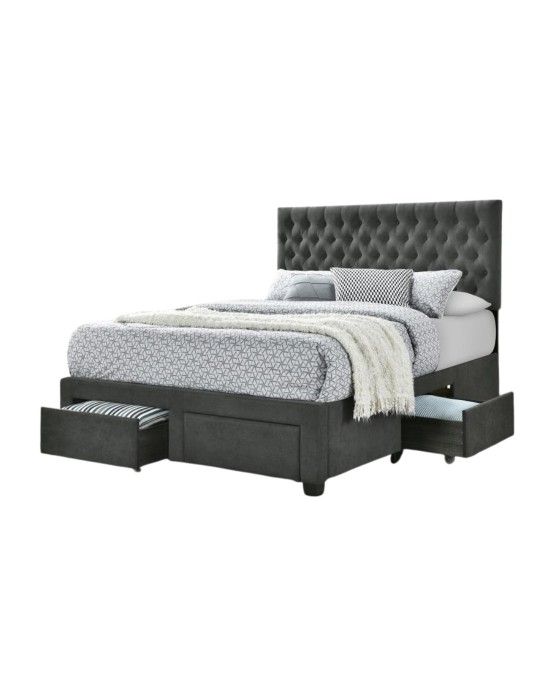 No Down Payment!! Queen and King Size Storage Bed With Mattress, Free Delivery