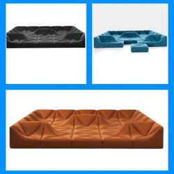 BRAND NEW  DUNE SOFA COUCH  SET 
