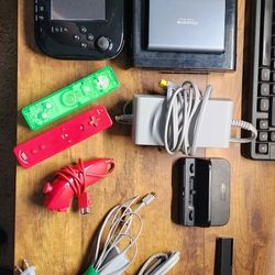 Black MODDED WII U with 512GB HDD & 128GB MICRO SD