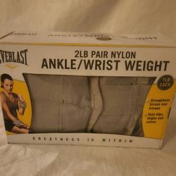 EVERLAST NYLON ANKLE AND WRIST WEIGHTS 
