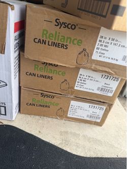 XL trash bags case