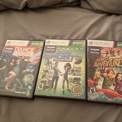 Xbox 360 Connect Games Lot Kinect