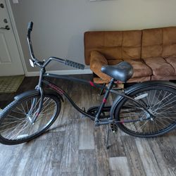 Concord 26" Pacifica Cruiser Bicycle, Fits Riders 5'2" - 5'10"+, Adult, Unisex, Matte Black