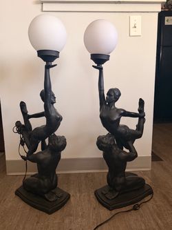 Floor lamp set of 2