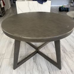 Round Solid Wood Dining Table