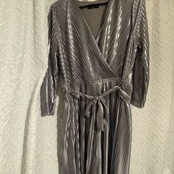 Silver New Years Dress XL