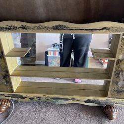 Antic Mirror And Shelf
