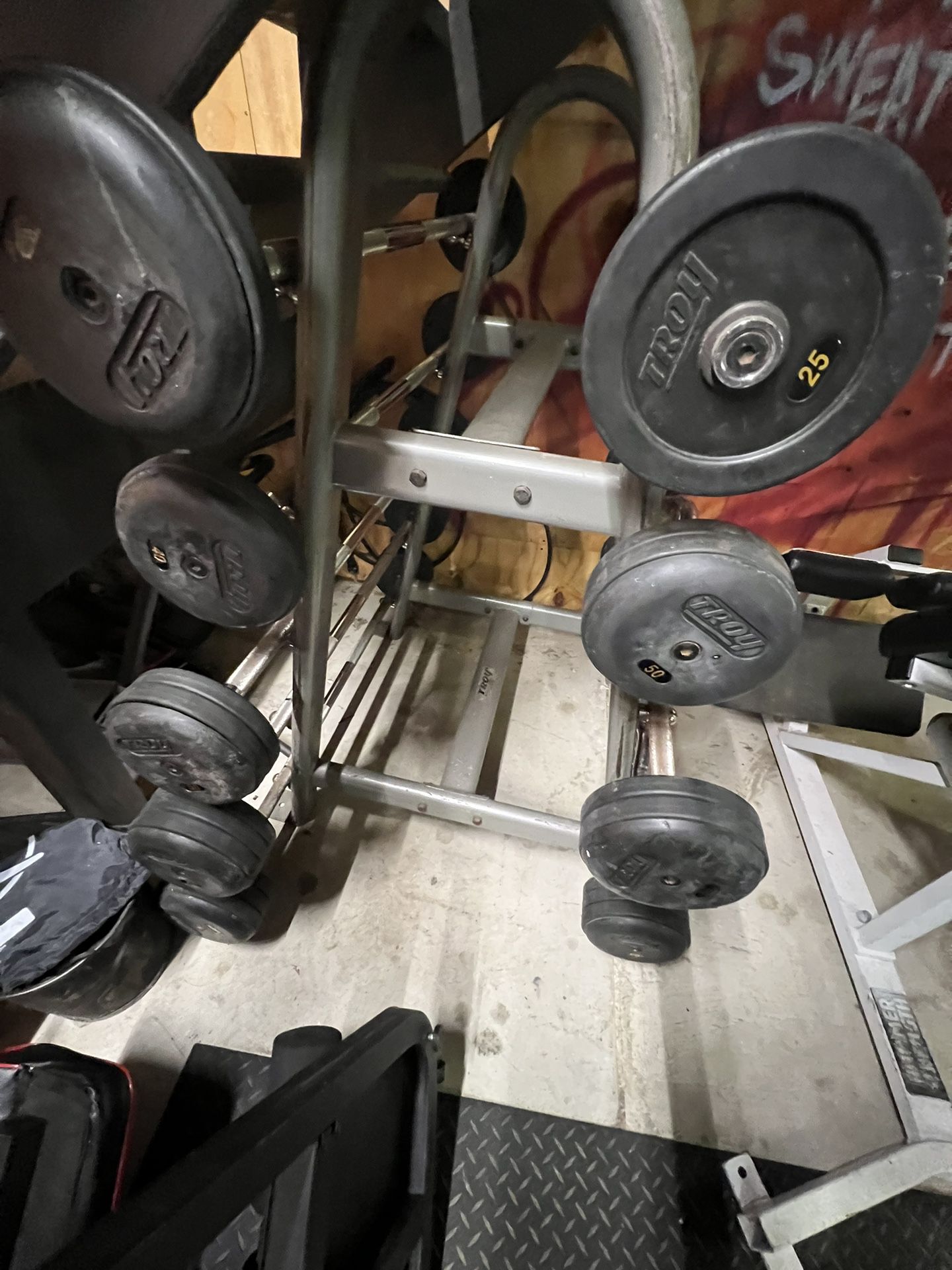 Troy Barbell 25-65 Straight Barbell And Z Bar 