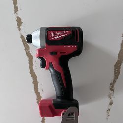Used Milwaukee 2850-20 M18 Brushless 18V Impact Driver - Black/Red no battery