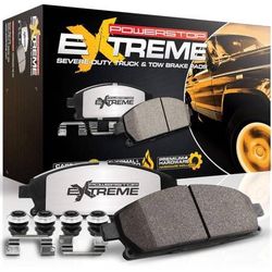 BRAND NEW IN BOX POWERSTOP FRONT AND REAR BRAKE PADS