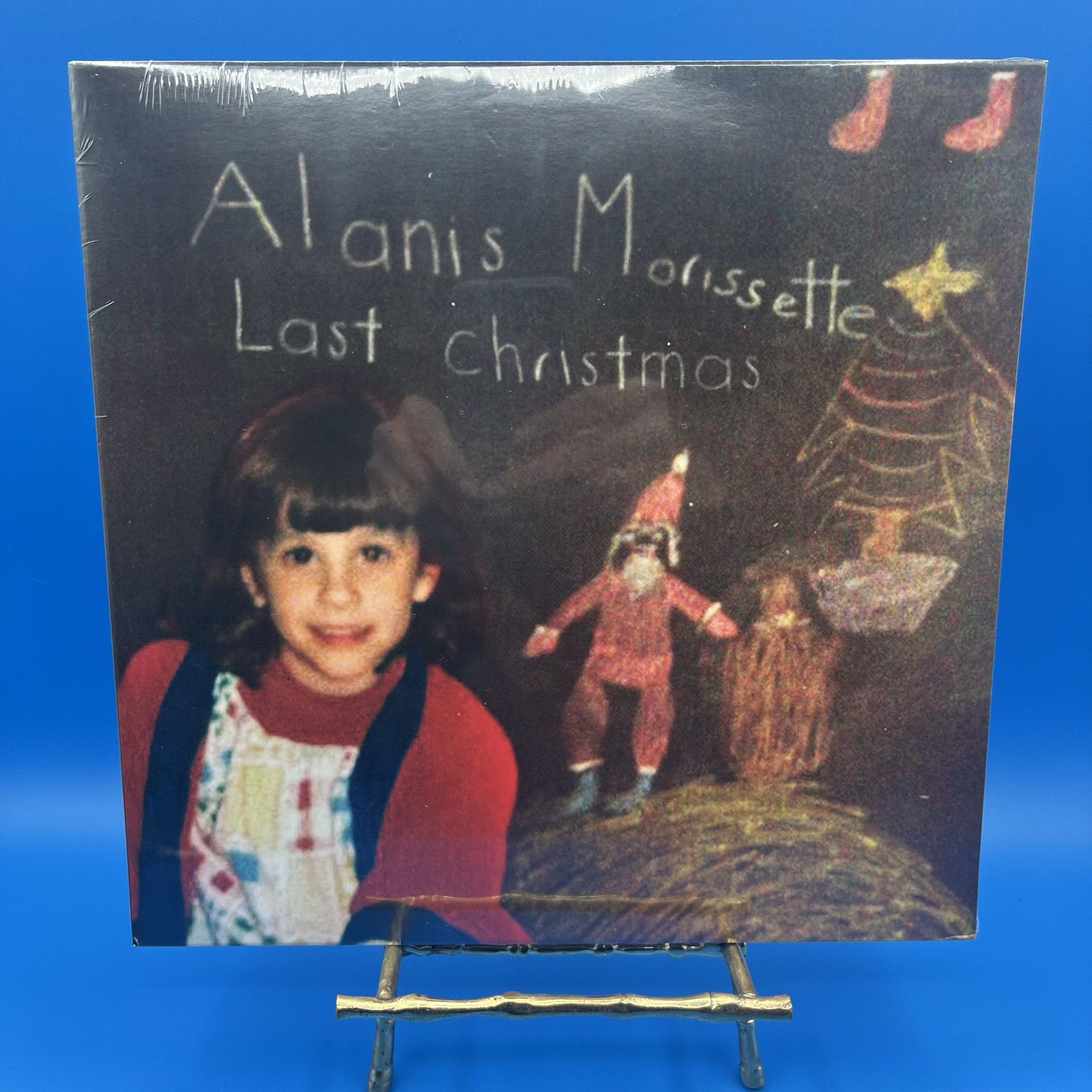 Alanis Morissette "Last Christmas" "little drummer boy" Red Marble 10" Vinyl